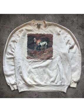 Beautiful Vintage Jerzees Nature Crewneck sweatshirt